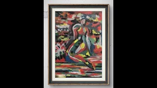 Expressionist painting for sale by Taylan 211024 [upl. by Atipul]