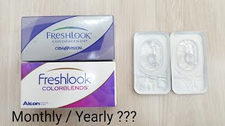 Freshlook Colour Lenses Monthly  Yearly  Freshlook contact lens online  Buy wwwrightspectscom [upl. by Philbert435]