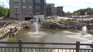 ⛲🪨🏡🏘️Fountain Waterfall Animals Statue Display at Packtenn Apartments [upl. by Nnylaj735]