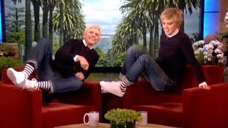 Ellen DeGeneres talks to Martin Scorsese in the audience [upl. by Siseneg]