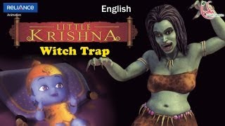 Little Krishna English  Episode 13 Witch Trap [upl. by Tloh]