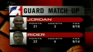 Chicago Bulls  Portland Trail Blazers  JORDAN vs RIDER  season 9798 DSF subtitles [upl. by Nanah]