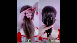 Which one do you like Hairstyles that even a clumsy person can learn A musthave for sophistic [upl. by Amahs]