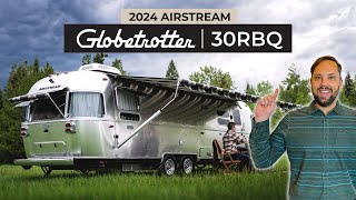 LUXURY TRAVEL TRAILER  AllNew 2024 Airstream Globetrotter 30RB FULL Walk Through Tour [upl. by Eusoj]