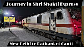 Journey in 22461 New Delhi  Katra Shri Shakti Express  New Delhi to Pathankot Cantt  March 2024 [upl. by Noira561]