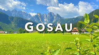 GOSAU AUSTRIA  Walking Tour with Dachstein Glacier View [upl. by Eleen]