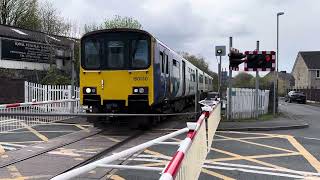 New Barriers Chaffers Level Crossing Lancashire Tuesday 16042024 [upl. by Kraul]