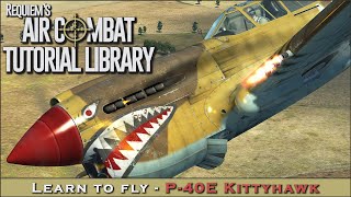 Learn to fly the P40E1 Kittyhawk [upl. by Dewie700]