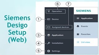 Siemens Desigo Setup Web [upl. by Felton487]