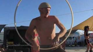 Burning Man 2009 Rich Porter hooping flow at Spin Cycle Jam [upl. by Acemaj]