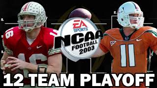 Bracket Reveal for 12Team Playoff on NCAA Football 2023 [upl. by Web223]