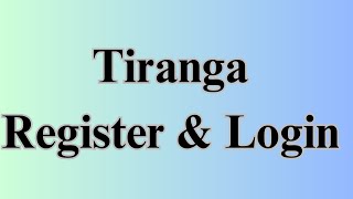 How to Register in Tiranga  Tiranga me register kaise kare  Tiranga Login [upl. by Annadroj]