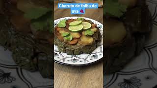 ✅Charuto de folha de uva 🍇 bem delicioso 😋 charuto comidatipica comidaárabe [upl. by Aleicarg]