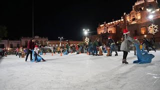 Pista de hielo en Morelia inicia actividades el 2 de diciembre [upl. by Dud]