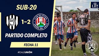 Sub20 Cruz Alta 1  Unión del Valle 2 [upl. by Wilburt]