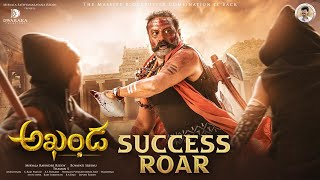 Akhanda Success Roar  Nandamuri Balakrishna  Boyapati Srinu  Pragya Jaiswal  Thaman S [upl. by Ciryl]