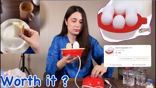 Electric Egg Boiler 7 in 1  Review and Subh Ka Nashta ft Gup Shup [upl. by Bondon]