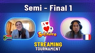 🟢SEMIFINAL Solitaire Pros Face Off in HighStakes Tournament Bella575 vs Caro697🟢 [upl. by Aseneg]