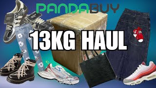 13KG PANDABUY HAUL  Weidian TaoBao  WITH TRYONS BALENCIAGA DENIM TEARS BAPE RICK OWENS JNCO [upl. by Paradies257]