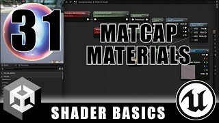 MatCap Materials  Shader Graph Basics  Episode 31 [upl. by Eilerua]