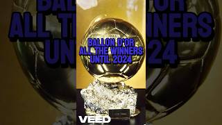 All the Ballon dOr winners  1956 to 2024 from Matthews to Rodri [upl. by Air]