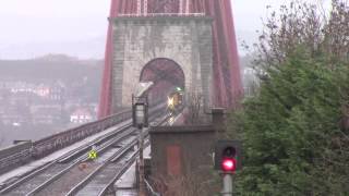 Dalmeny Station amp The Forth Railway Bridge Scotland [upl. by Radmen845]