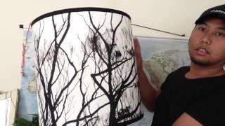 How to turn your photo or design into a custom printed lampshade [upl. by Darcia]