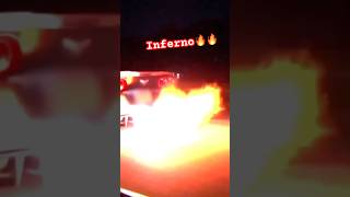 Insane Corvette shoots flames🔥🔥 c6 corvette shorts exhaustsound [upl. by Hpeseoj930]