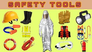 Safety Tools Vocabulary  Safety Tools In English  Safety Equipment [upl. by Assirual736]