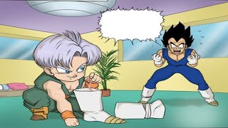 Vegetaquots Weakness  DBZ Comic Dub [upl. by Anailuy]