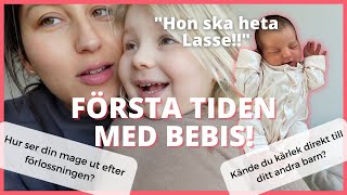 FÖRSTA TIDEN MED BEBIS [upl. by Olegnaid]