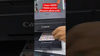 Canon G3010 Mobile printer Passport photo prin Allin One Color printer Photo Speed Test Canon [upl. by Ardnoek262]