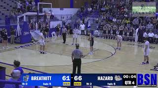 High School Boys Basketball  Breathitt County Bobcats vs Hazard Bulldogs  01302024 [upl. by Jon]