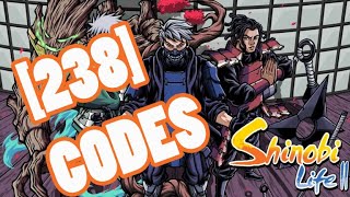 ROBLOX SHINDO LIFE 238 CODES 🔷 SHINOBI LIFE 2  HOW TO REDEEM CODES [upl. by Gnouhc]