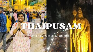 THAIPUSAM FESTIVAL l BATU CAVES l MALAYSIA MURUGA l SRI HERE VLOG [upl. by Cari]