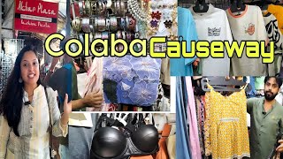 Colaba Causeway Shopping Best Shop in Colaba Market Best Street Shopping in mumbai [upl. by Aihseyn661]