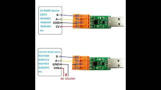 UD68B01 USB to RS485 Bus Converter Module CH340 SP485 MAX485 for Modbus Relay PLC PTZ [upl. by Ursa43]