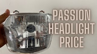 Hero Passion Passion Plus Passion Pro Headlight Unboxing With Price passionparts passion [upl. by Shannen]