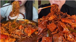 ASMR CHINESE FOOD MUKBANG EATING SHOW 소리좋은 여러가지 [upl. by Ahsemik208]