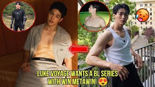 BrightWin Luke Voyage desperately asked Win Metawin to make a BL Series w him😱🔥 [upl. by Saberio]