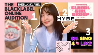 THEBLACKLABEL  HYBE Geffen  SM Global Kpop Auditions 🤩 AUDITION NOW [upl. by Dumanian400]