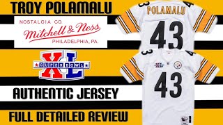 Troy Polamalu Mitchell amp Ness Jersey  Unboxing amp Review [upl. by Dreeda]