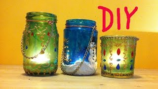 DIY Windlichter  Weihnachten 2015 1 [upl. by Huntington37]