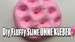 Diy Fluffy Slime OHNE KLEBER [upl. by Anaujnas]