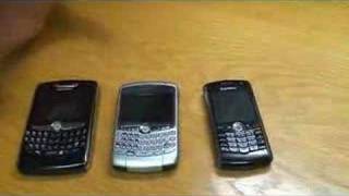 Blackberry Curve handson review Blackberry 8300 [upl. by Llecrup]