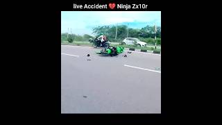 Live Accident Of Ninja Zx10r V Total LossSuper Bike Superbike [upl. by Abbotsen462]