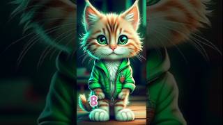 if a cat is sitting and is sitting sad wearing a green sweaters🥀🥀trendyvirelcatlover [upl. by Yennek]