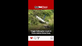 Tragic helicopter crash in Pune claims three lives [upl. by Swayne]