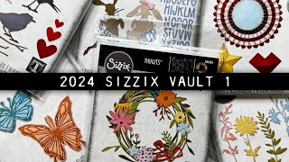 Tim Holtz Sizzix Vault 1 Collection 2024 [upl. by Noir]