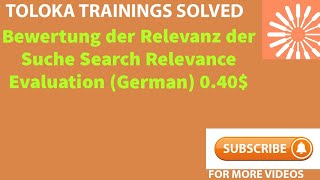 Bewertung der Relevanz der Suche Search Relevance Evaluation German 040 [upl. by Freud]